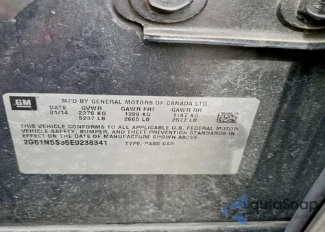 2014 Cadillac Xts Luxury Collection z USA, uszkodzony, nr VIN 2G61N5S35E9238341